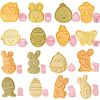 3D Cookie Cutters for Baking, 16 PCS Biscuit Fondant Cookie Cutter Set for Kids